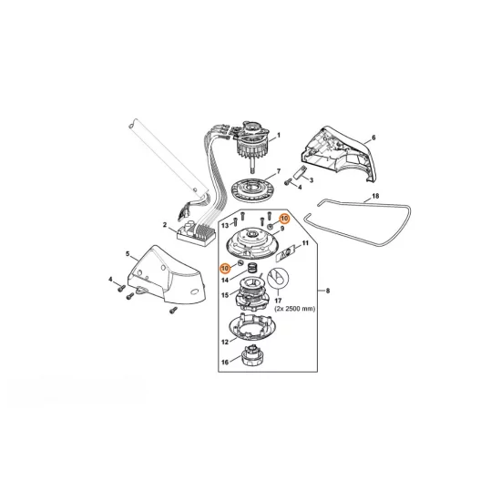 STIHL  Tulejka 4004 713 8300